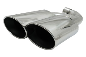 Tobe Ornamente Sistem de Evacuare compatibil cu Porsche Cayenne I Facelift SUV 9PA1 V8 2007-2010 Crom - Img 6