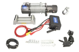 Troliu electric 12V, 6HP, pentru vehicul off-road, greutate remorcata 5443 kg, transmisie 3 trepte, lungime cablu 25m - Img 2