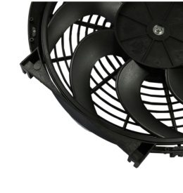 Ventilator electric universal pentru radiator, diametru 36 cm, 12V, 80W, ABS și otel, silentios - Img 4