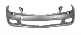 Bara auto fata compatibil cu MERCEDES W204 2007-2011 cu gauri pentru spalator de faruri, cu gauri pentru senzorii de parcare,