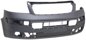 Bara auto fata compatibil cu VW T5 2003-2009, cu gauri pentru proiectoare de ceata - Img 2