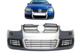 Bara Fata compatibil cu VW Golf V 5 2003-2007, Jetta 2005-2010 R32 Aluminiu Look - Img 5