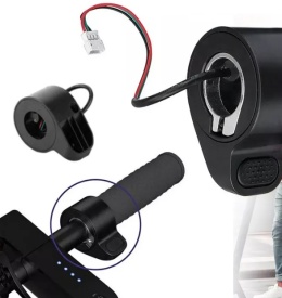 Buton acceleratie pentru trotineta electrica compatibil cu Xiaomi Mijia M365/M365 Pro, 65x45x28 mm negru - Img 7