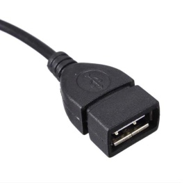Cablu adaptor OTG Jack 3.5mm tata la USB mama, lungime 20 cm - Img 2
