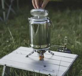 Cafetiera din aluminiu, Easy Camp Adventure Coffeepot 1,4L - Img 5