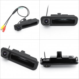 Camera marsarier HD, unghi 170 grade cu StarLight Night Vision FORD FOCUS 3 Hatchback/Break pe manerul de la hayon - Img 2
