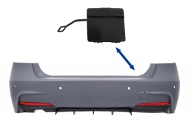 Capac Carlig Remorcare Bara Spate compatibil cu BMW Seria 3 F30 2011-> M-Performance/M-Tech Design