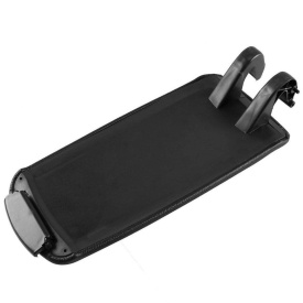 Capac cotiera compatibil cu Audi A4 B6 B7 2000-2007, culoare negru, piele ecologica - Img 2