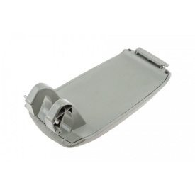 Capac cotiera cu buton compatibil Audi A3 2003-2012 culoare gri, piele ecologica - Img 2