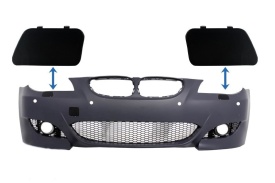 Capac Spalator Faruri Dreapta Bara Fata compatibil cu BMW Seria 5 E60 2003-2010 M5 Look - Img 3