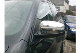 Capace cromate de oglinda compatibil BMW X5 E70 2006-2013, X6 E71 2008-2014 inox - Img 3