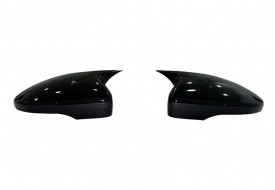 Capace oglinda compatibile cu VW Passat B7 2010-2014 Negru lucios Batman Style - Img 6