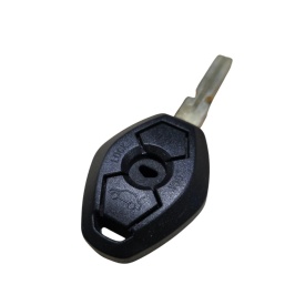 Carcasă cheie romb 3 butoane compatibila BMW E46 E39 X5 lamelă HU92  - Img 4