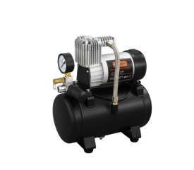 Compresor auto portabil pentru anvelope cu furtun – 12V, 15A, 3L, 150PSI, 60L/min - Img 3