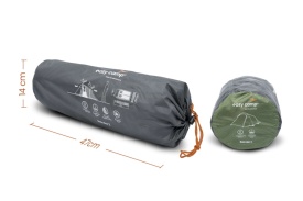 Cort camping pentru 2 persoane, Lxlxh 270x145x100 mm, Easy Camp Reindal 2 - Img 5