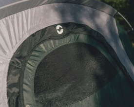 Cort camping tip tunel, cu 2 camere, pentru 4 persoane, 420x260x140 cm, Outwell Tent Earth 4 Plus - Img 7