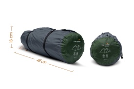 Cort camping tip tunel Easy Camp Pasvik 3 pentru, 610x240x195 cm, 3 persoane - Img 7