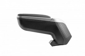 Cotiera Armster 2 piele ecologica, negru cu gri, cu suport SMART FORTWO 2014->, +cablu 12V, fara Cool Mediapaket - Img 5