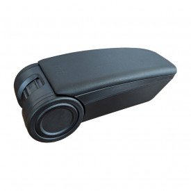 Cotiera auto Armster OE cu USB DACIA Sandero III 2020-> cu cotiera de fabrica, piele ecologica negru - Img 2