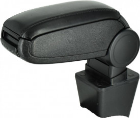 Cotiera auto compatibila Dacia Logan I 2004-2013 Imitatie de piele Negru - Img 2