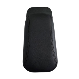 Cotiera auto neagra compatibila Ford Focus III 2011-2018, piele ecologica - Img 5