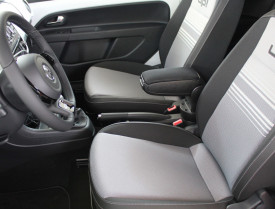 Cotiera auto Skoda Citigo 2011-2019, negru, imitatie de piele - Img 3