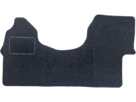 Covorase auto, mochete auto velur, compatibile VW CRAFTER 2006-2017, culoare negru si margine neagra