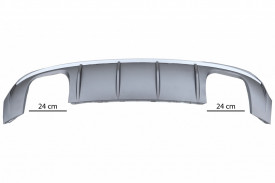 Difuzor Bara Spate compatibil cu Audi A3 8V Facelift Sedan Convertible 2016-2019 S3 Design Bara S Line - Img 7