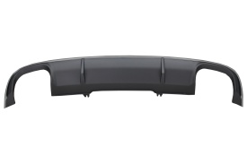 Difuzor Bara Spate compatibil cu AUDI A4 B9 8W Sedan sau Avant 2016-2018 S4 Design pentru Bara Standard Gri - Img 1