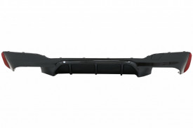 Difuzor Bara Spate compatibil cu BMW Seria 5 G30 G31 2017-> M5 Design Negru Lucios - Img 2