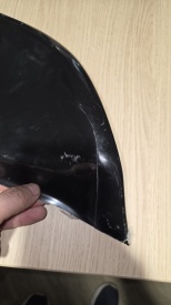 Difuzor bara spate compatibil cu VW GOLF 6 2008-2012 GTI Design fara evacuare, negru lucios DETERIORAT - Img 8