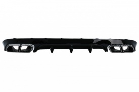Difuzor Bara Spate compatibil Mercedes E-Class C238 A238 AMG Sport Line Coupe Cabrio 2016-2019 E63 Design - Img 2