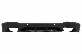 Difuzor Bara Spate cu Evacuari Negre compatibil cu Mercedes GLC X253 SUV 2015-2019 GLC63 Design Night Package - Img 4