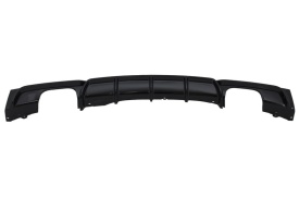 Difuzor Bara Spate Evacuare Dubla Negru Lucios compatibil cu BMW Seria 3 2011-2019 F30 F31 M Design