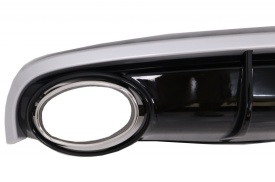 Difuzor Bara Spate si Ornamente Evacuare compatibil AUDI A7 4G 2010-2014 RS7 Design - Img 4