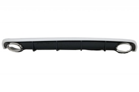 Difuzor Bara Spate si Ornamente Evacuare compatibil cu AUDI A6 C7 4G Limousine Avant (2011-2014) RS6 Design