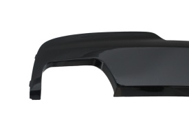 Difuzor de aer cu evacuare dubla negru lucios compatibil cu BMW F10 F11 Seria 5 2011-2017 M-Technik 550i Design - Img 8