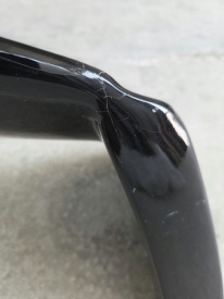 Eleron Luneta compatibil cu SEAT Leon 1P1 2005-2009, JE Design, fibra negru lucios, Produs Deteriorat! - Img 4