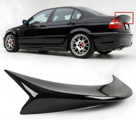 Eleron portbagaj compatibil cu BMW seria 3 E46 1998-2005 sedan, CSL Design, negru lucios - Img 3