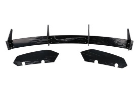 Extensie Difuzor Bara Spate compatibil cu Seat Leon Mk3 5F Hatchback 2012-2016 Negru - Img 4
