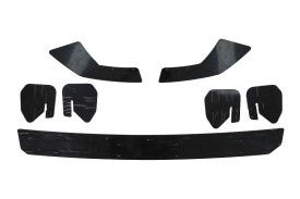 Extensie Difuzor Bara Spate compatibil cu VW Golf 8 Hatchback Mk8 2020-> - Img 7