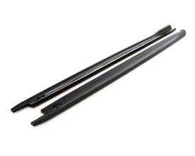Extensii Praguri laterale compatibil cu Skoda Octavia 4 IV 2020-> RS Style, culoare negru lucios