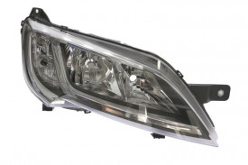 Far Dreapta H7/H7/W21, electric, cu motor, culoare cromat compatibil FIAT DUCATO 2014->