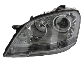 Far Stanga H7/H7, electric, cu motor, culoare cromat compatibil MERCEDES M W164 2008-2011