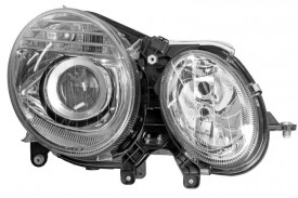 Far Stanga H7/H7, electric, fara motor, culoare argintiu compatibil MERCEDES E W211, E T-MODEL S211 2002-2006