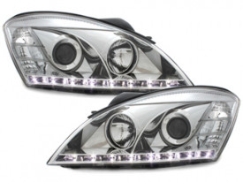 FARURI compatibil cu KIA CEE'D 06-09 _drl-optic_chrome - Img 1