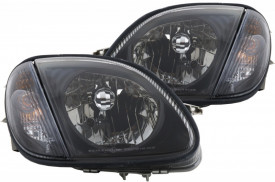 Faruri compatibil cu MERCEDES Benz SLK R170 (04.1996-04.2004) Negru - Img 1