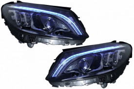 Faruri Full Multibeam LED compatibil cu Mercedes C-Class W205 S205 (2014-2018) LHD - Img 6