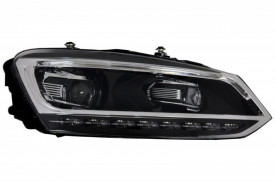 Faruri LED Light Bar compatibil cu VW POLO 6R 6C (2010-2017) Semnalizare Dinamica Matrix Design - Img 2