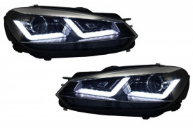 Faruri Osram LED compatibil cu VW Golf 6 VI 2008-2012 Black LEDriving Semnal Dinamic - Img 3